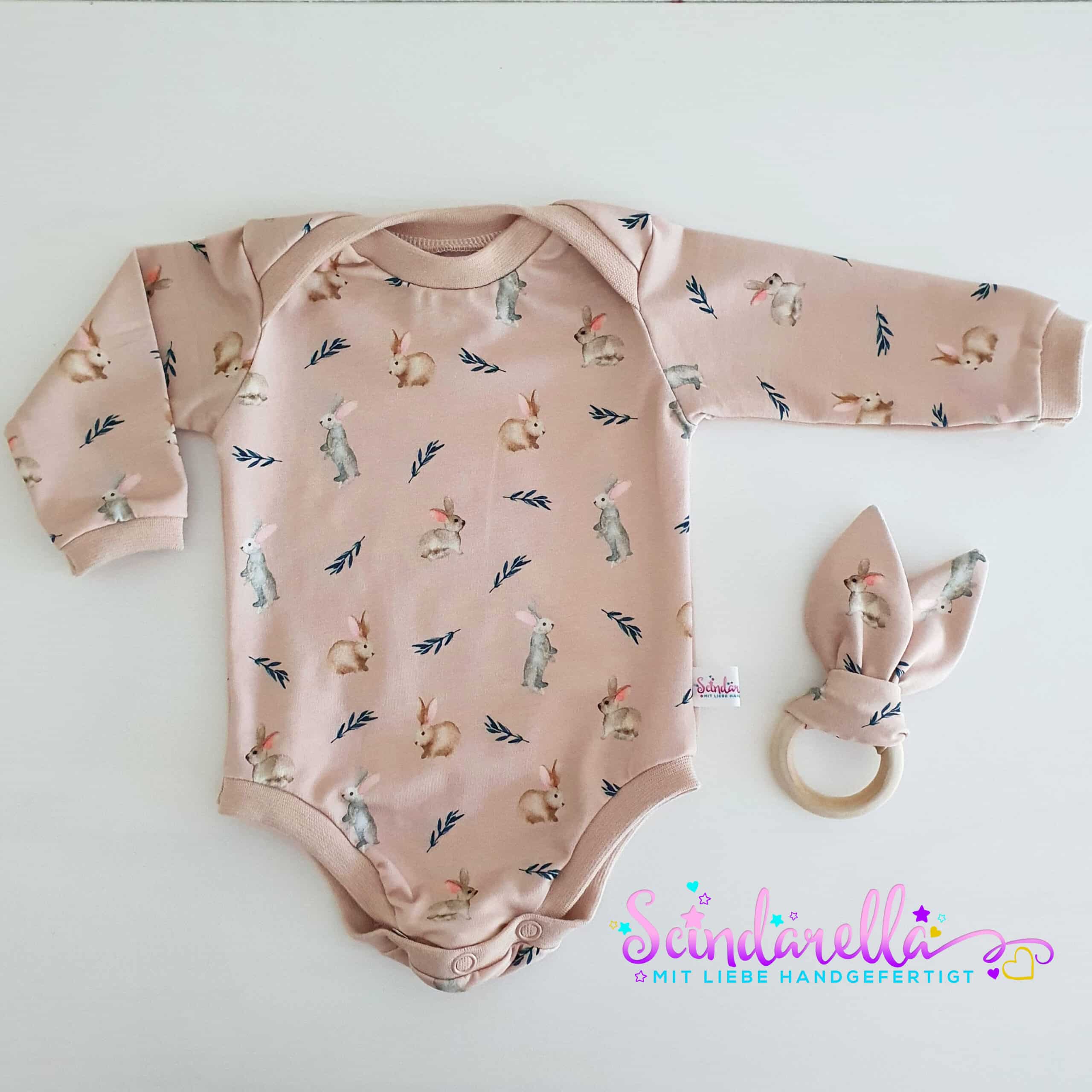 Baby Body kurzarm oder langarm Gr. 56 - 92 (Stoffwahl) – Bild 12
