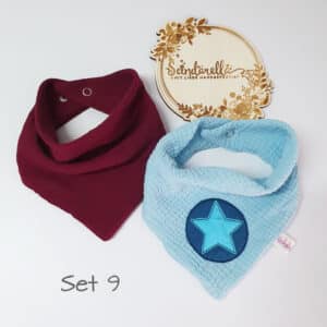 Musselinhalstuch Baby Kleinkind, 2er Set Jungen