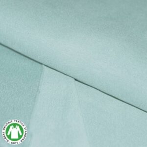 Sweatstoff meergrün Bio ab 0.5m