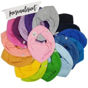 Baby Halstuch mit Name personalisiert