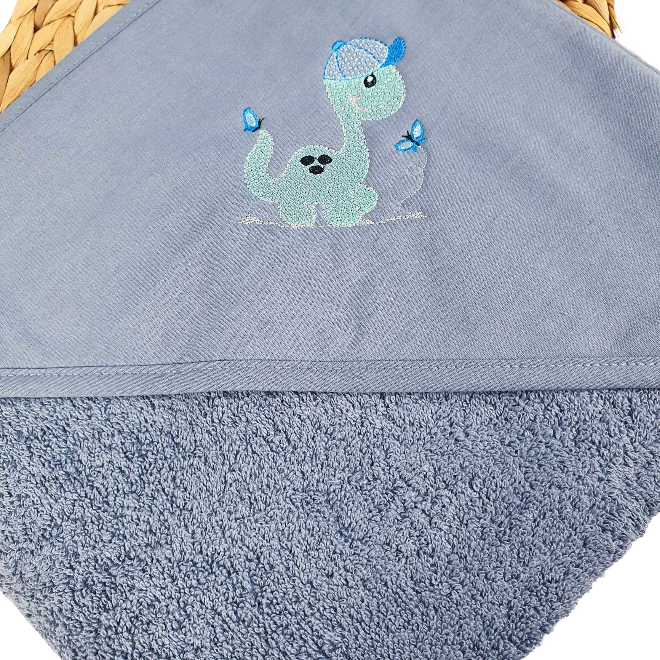 Kapuzenhandtuch / Babybadetuch Dinosaurier – Bild 6