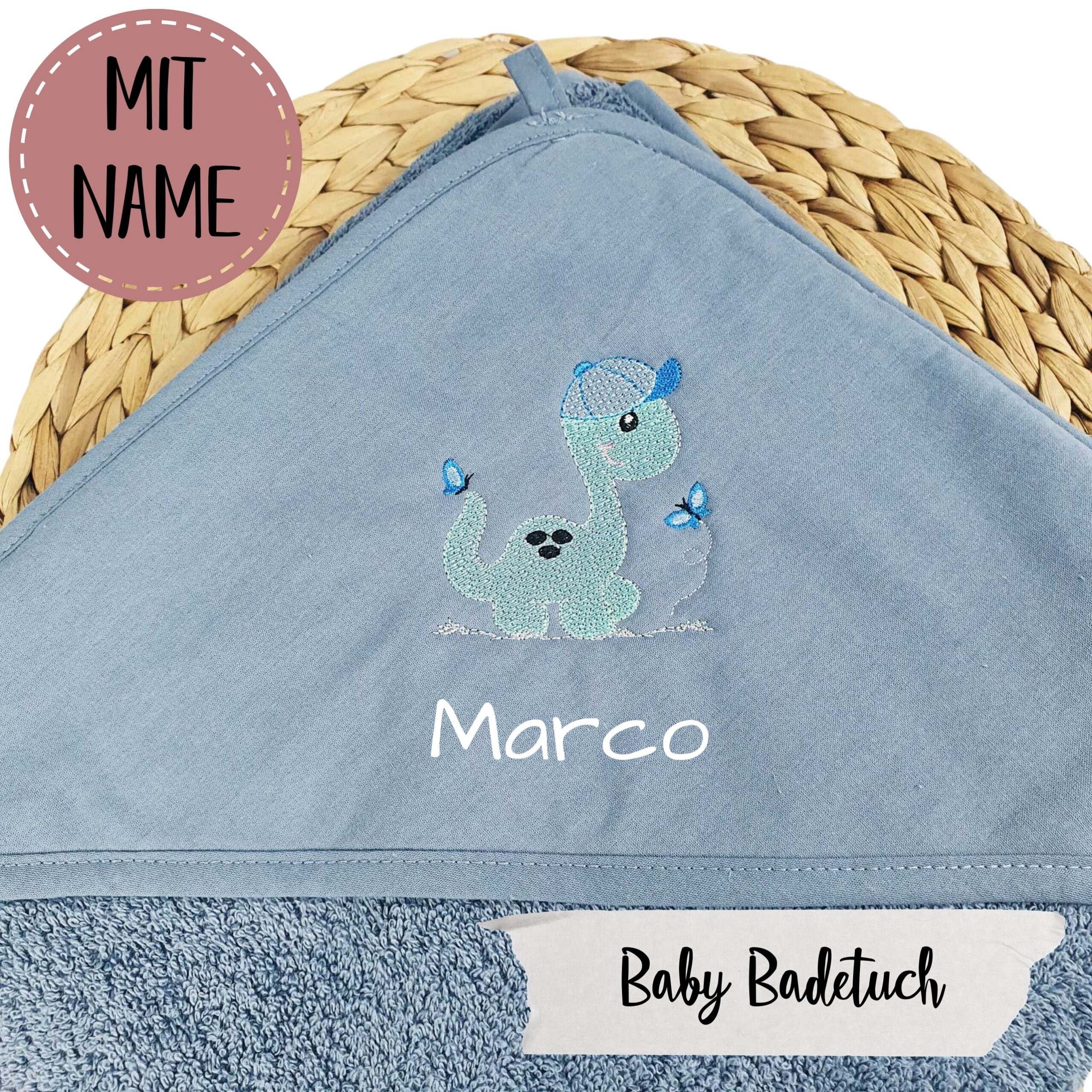 Kapuzenhandtuch / Babybadetuch Dinosaurier