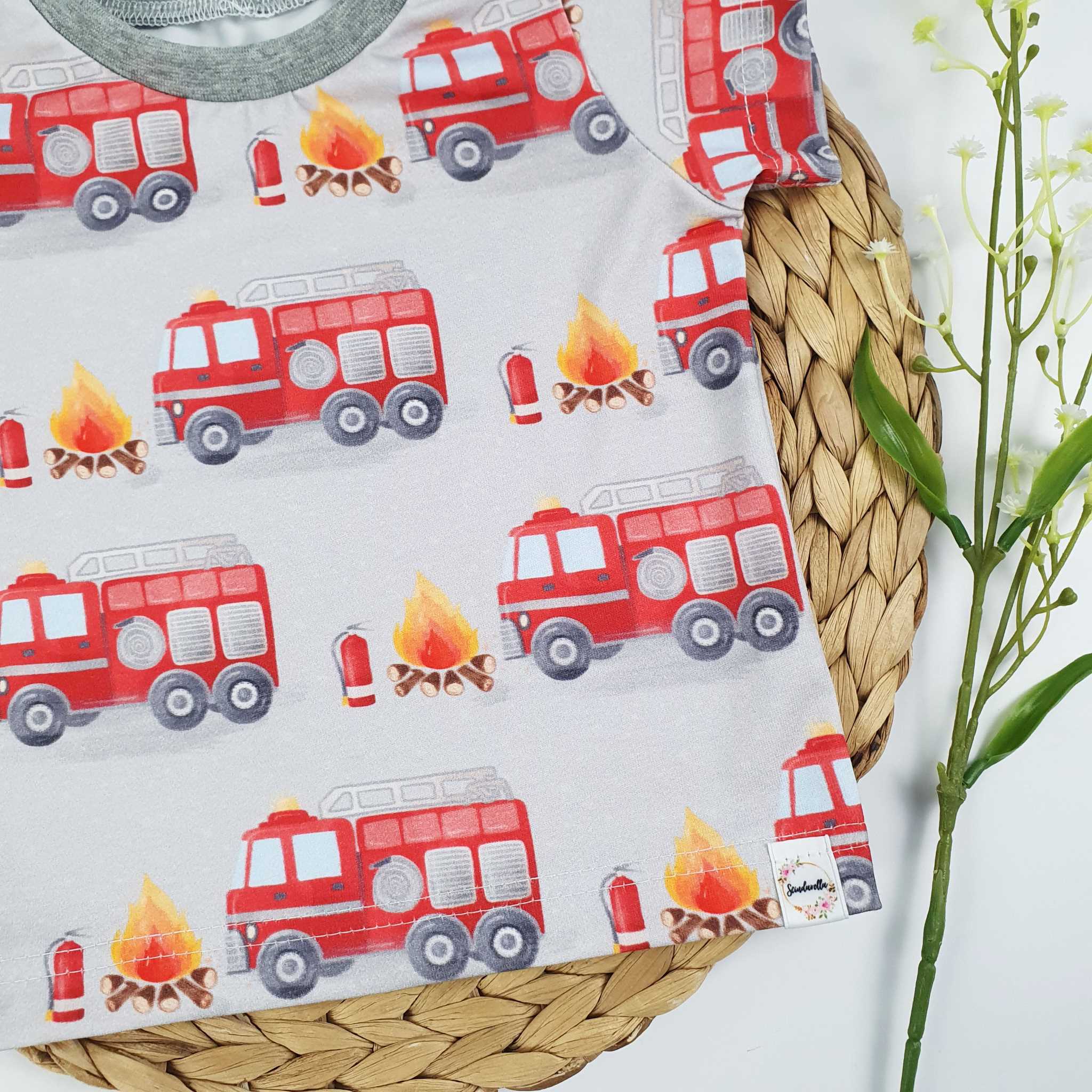 T-Shirt Feuerwehr Gr. 74 – Bild 3