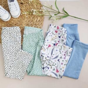 Leggins Blumen Gr. 92