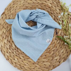 Halstuch Baby / Kleinkind Dots blau