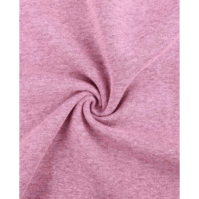 Sweatstoff pink meliert ab 0.5m