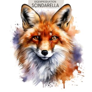 Bügelbild Fuchs (3 Grössen)