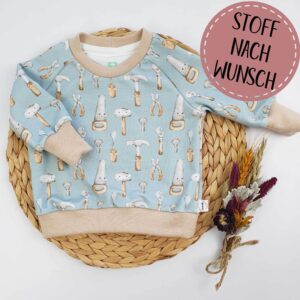 Raglan Sweater Gr. 56 - 134 (Stoffwahl)