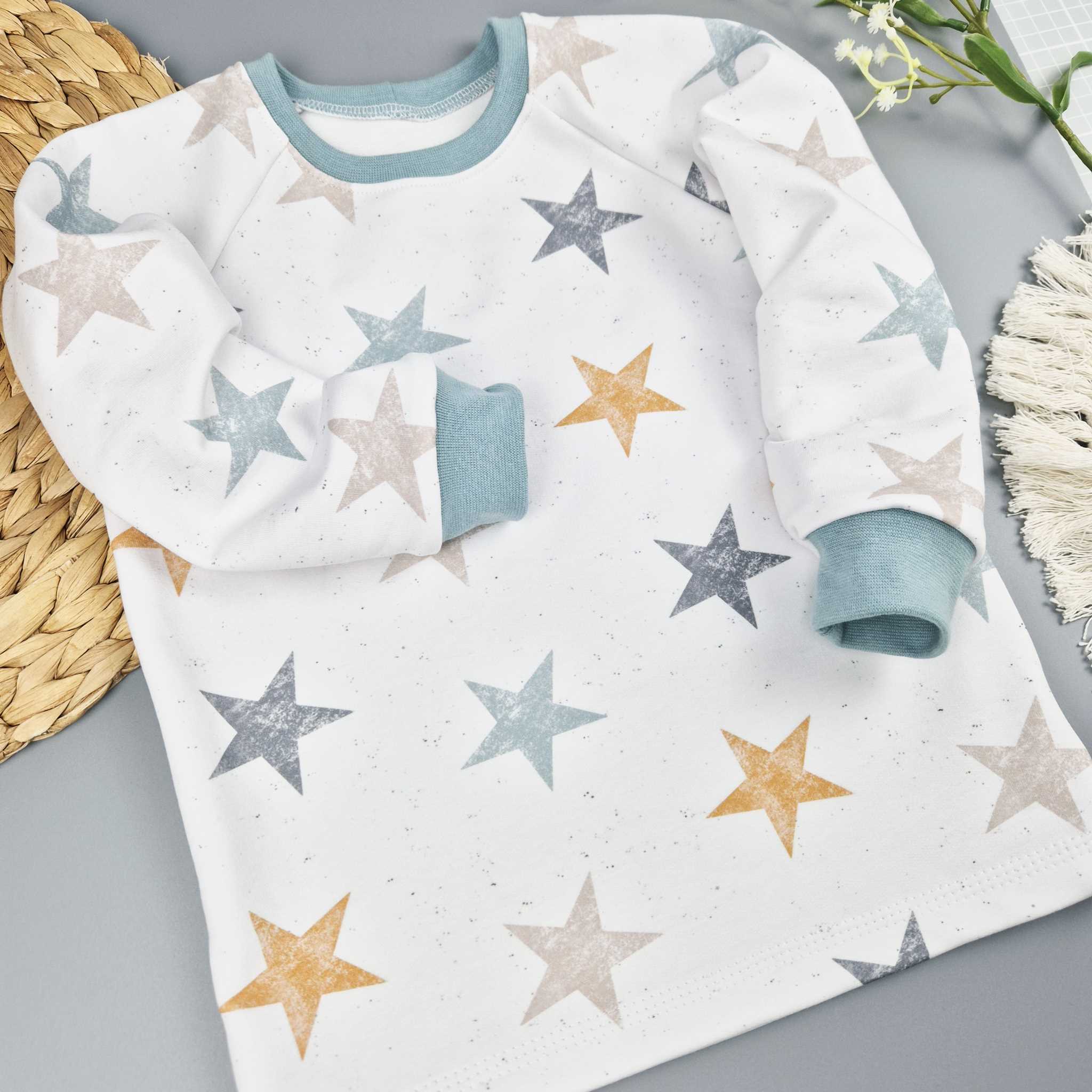 Raglan Sweater Gr. 56 - 134 (Stoffwahl) – Bild 9