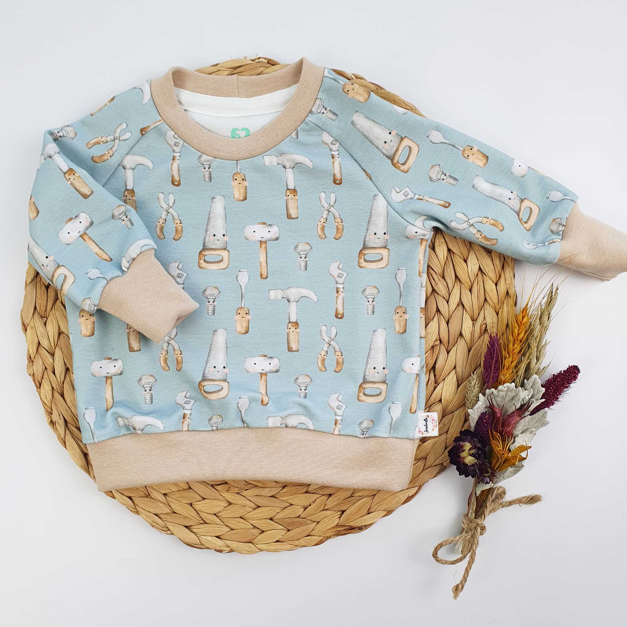 Raglan Sweater Gr. 56 - 134 (Stoffwahl) – Bild 11