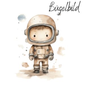Bügelbild Astronaut 10x8cm