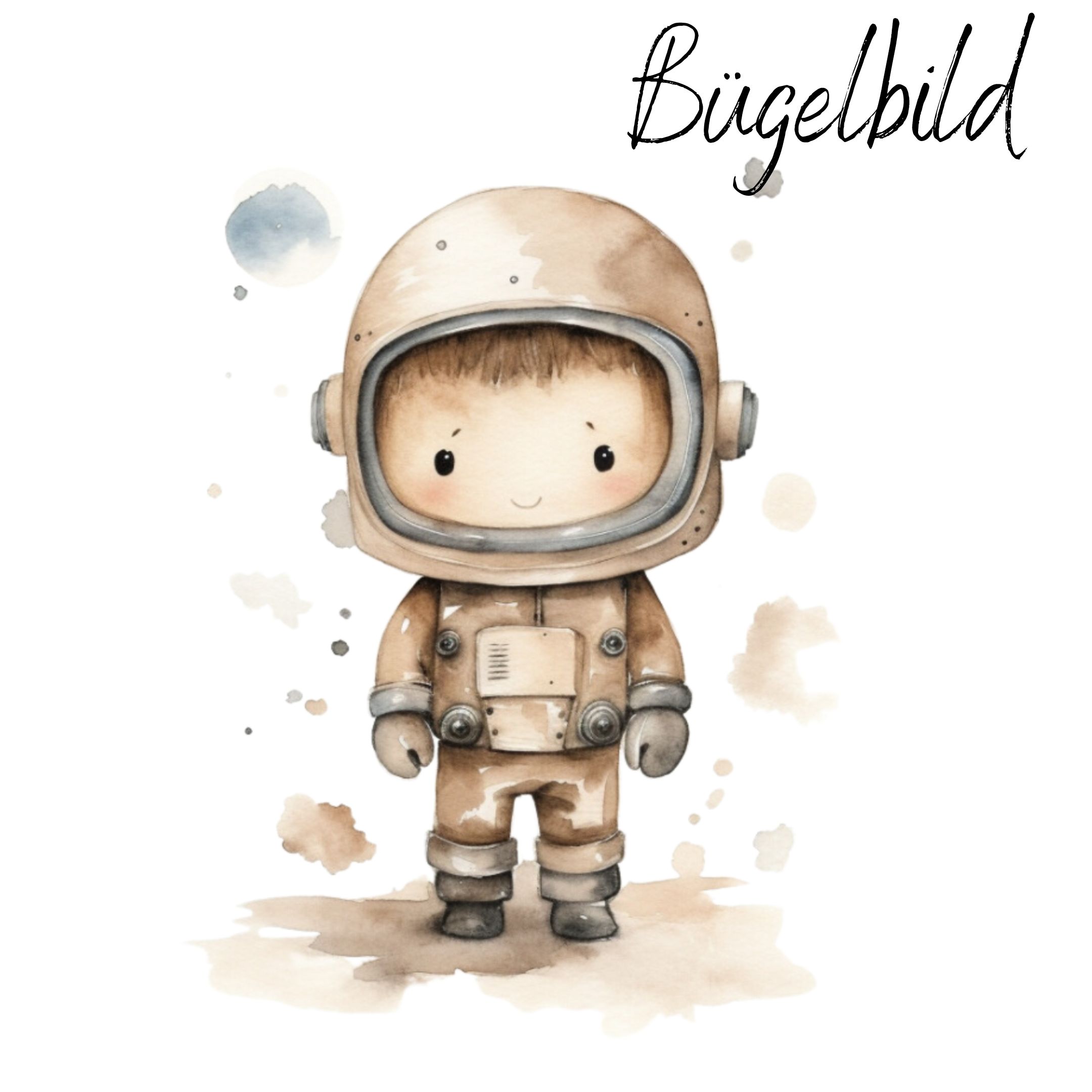 Bügelbild Astronaut 10x8cm