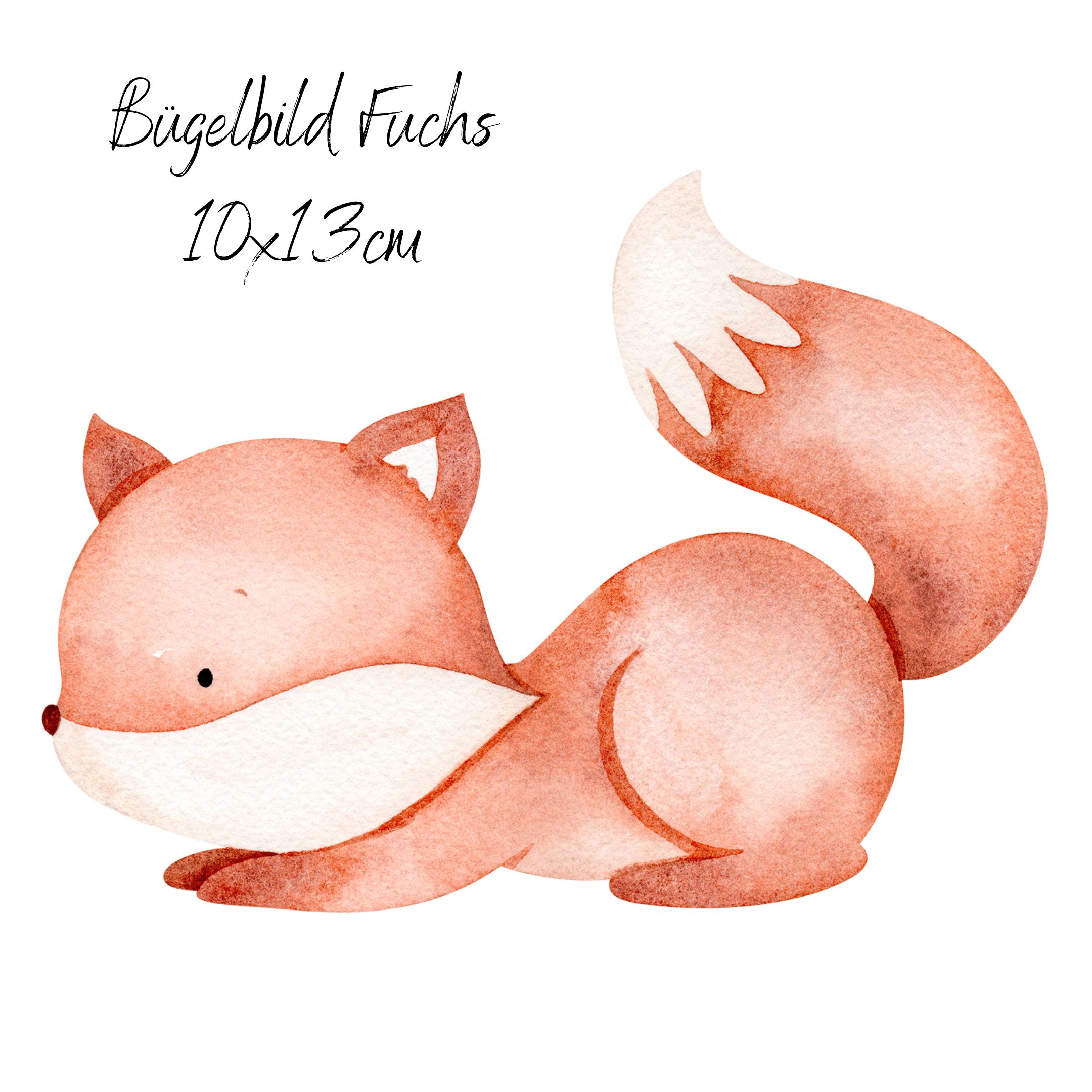 Bügelbild Fuchs 10x13cm