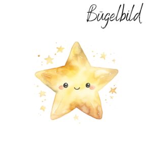 Bügelbild Stern 5x5.5cm