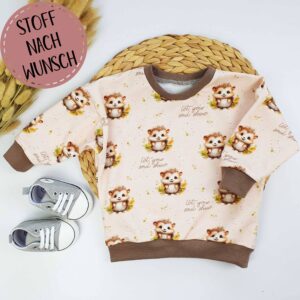 Sweater oversize Gr. 56 - 128 (Stoffwahl)