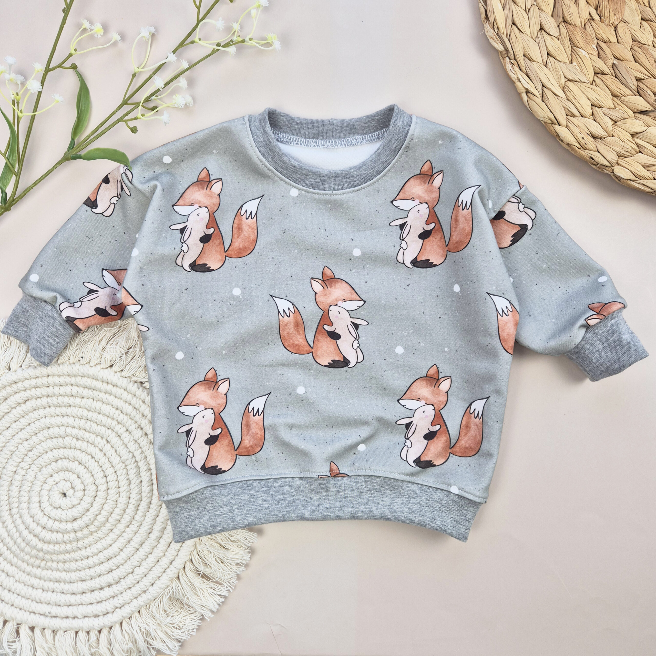 Sweater oversize Gr. 56 - 128 (Stoffwahl) – Bild 7