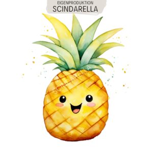 Bügelbild Ananas (2 Grössen)