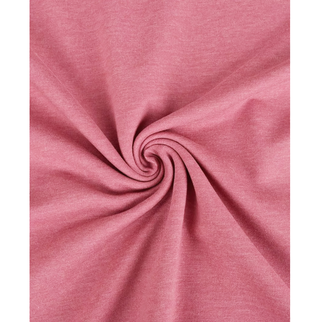 French Terry pink meliert ab 0.5m