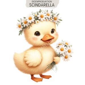 Bügelbild Entchen