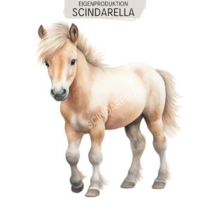 Bügelbild Pony