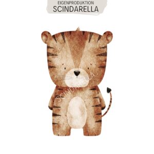 Bügelbild Tiger