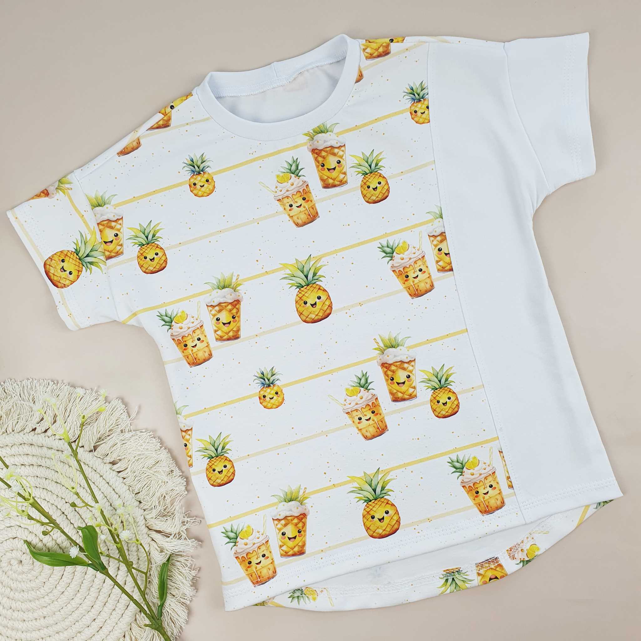 Basic Shirt Gr. 62 - 134 (Stoffwahl) – Bild 3