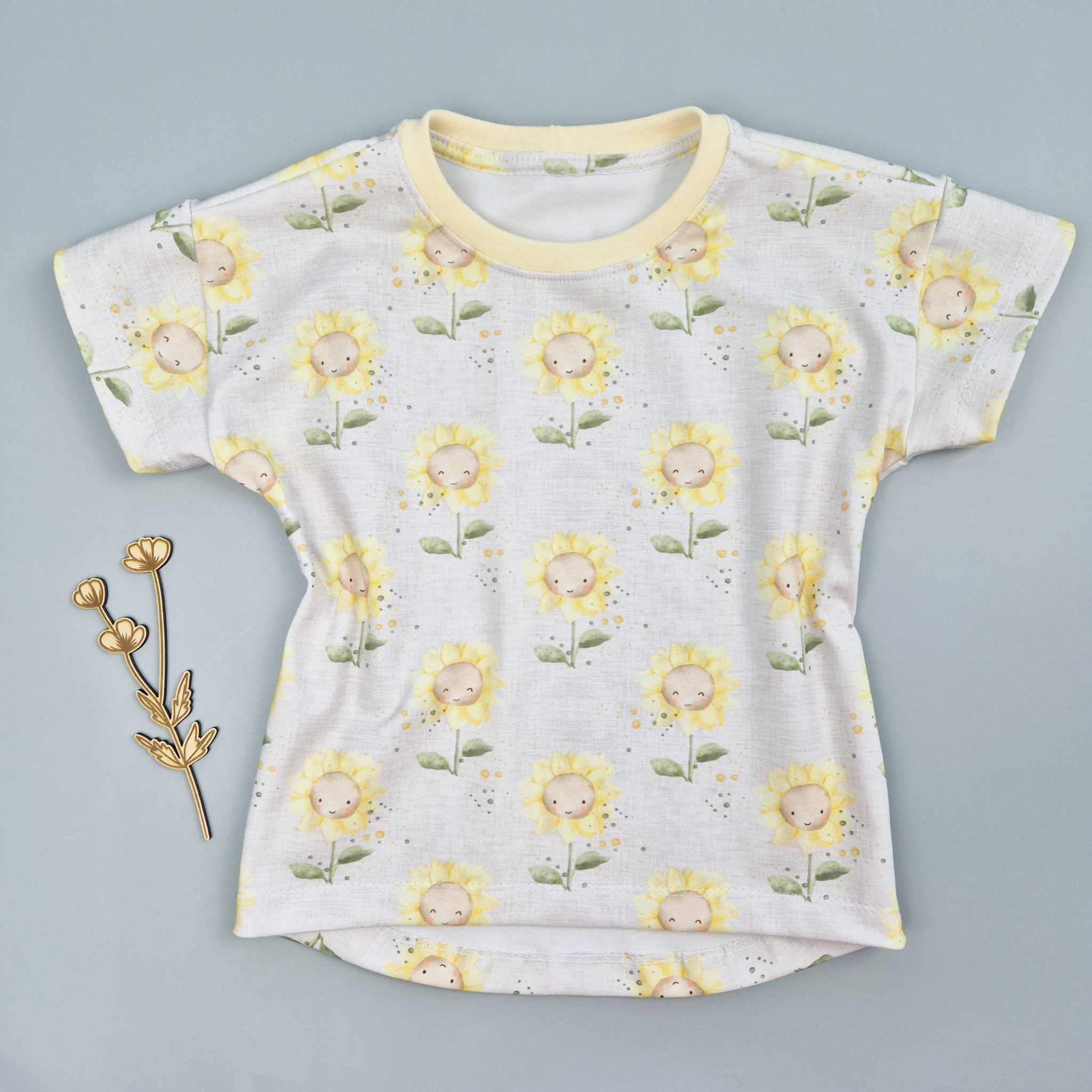 Basic Shirt Gr. 62 - 134 (Stoffwahl) – Bild 6