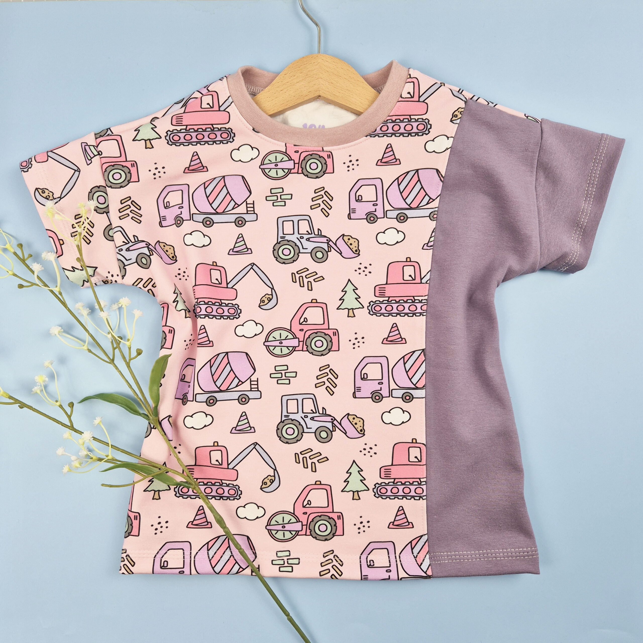 Basic Shirt Gr. 62 - 134 (Stoffwahl) – Bild 5