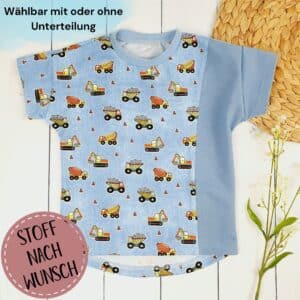 Basic Shirt Gr. 62 - 134 (Stoffwahl)