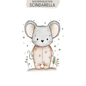 Bügelbild Maus