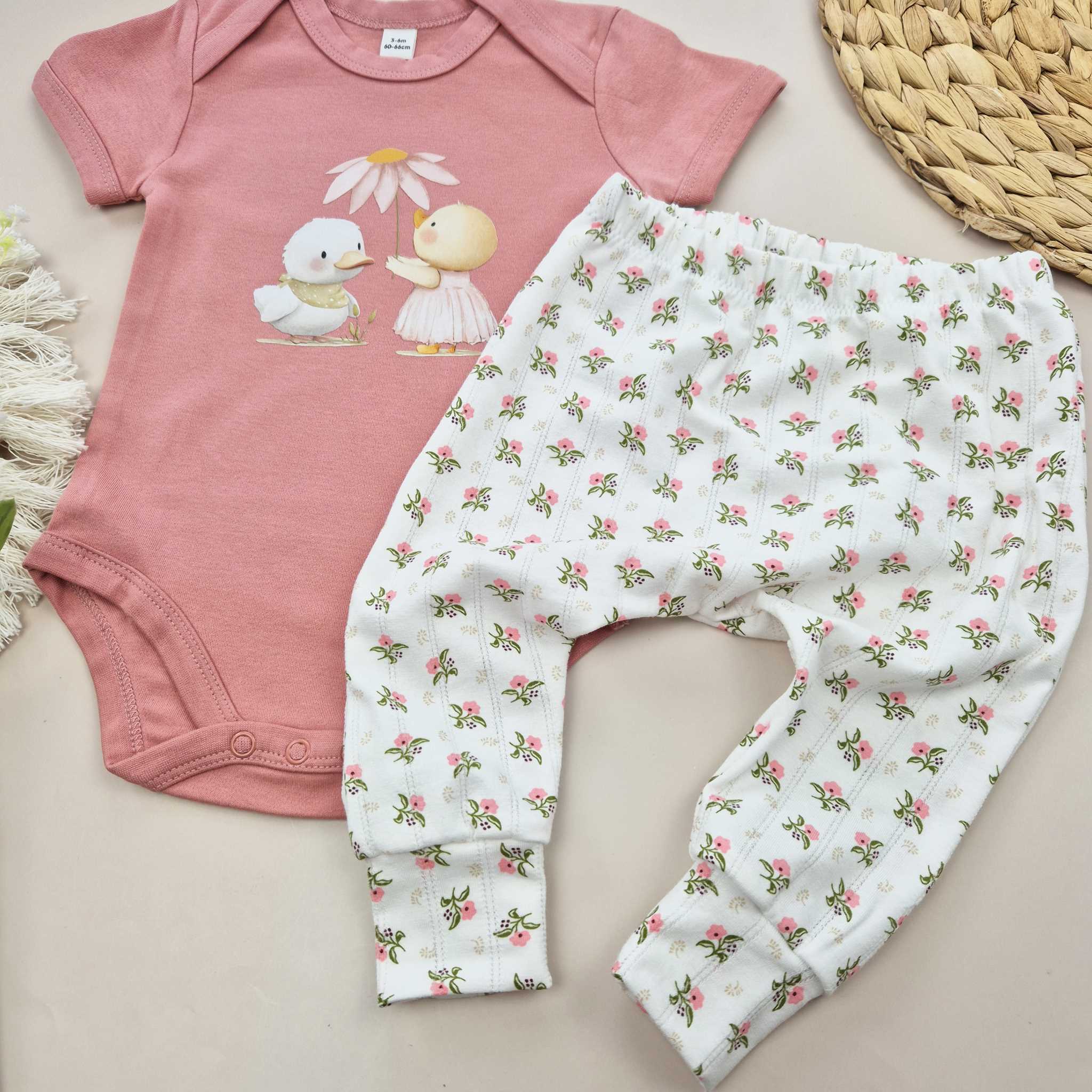 Baby Set Entchen Gr. 68 – Bild 3
