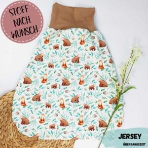 Strampelsack Stoffwahl Jersey