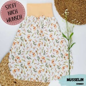 Strampelsack Stoffwahl Musselin