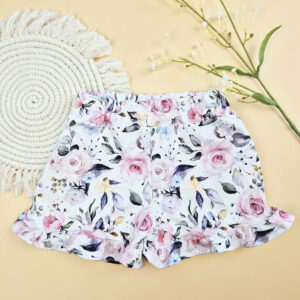 Rüschen Shorts Rosen Gr. 80/86