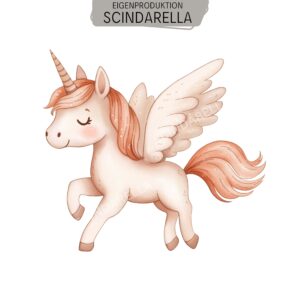 Bügelbild Einhorn