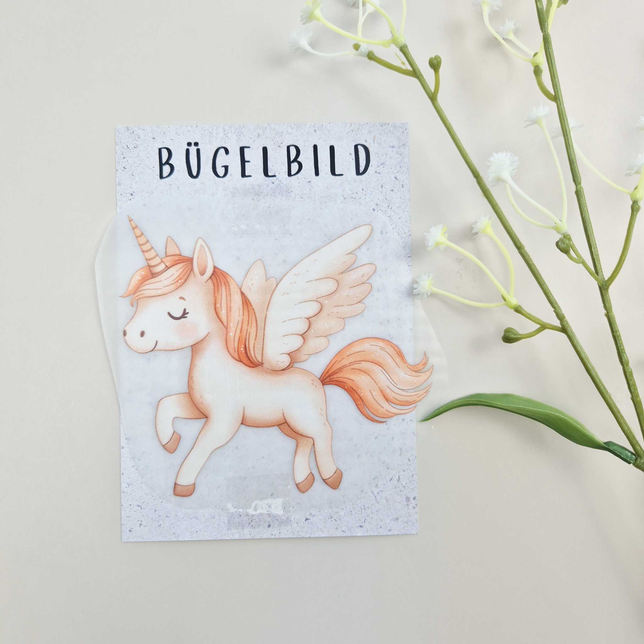Bügelbild Einhorn – Bild 2