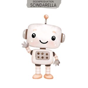 Bügelbild Roboter