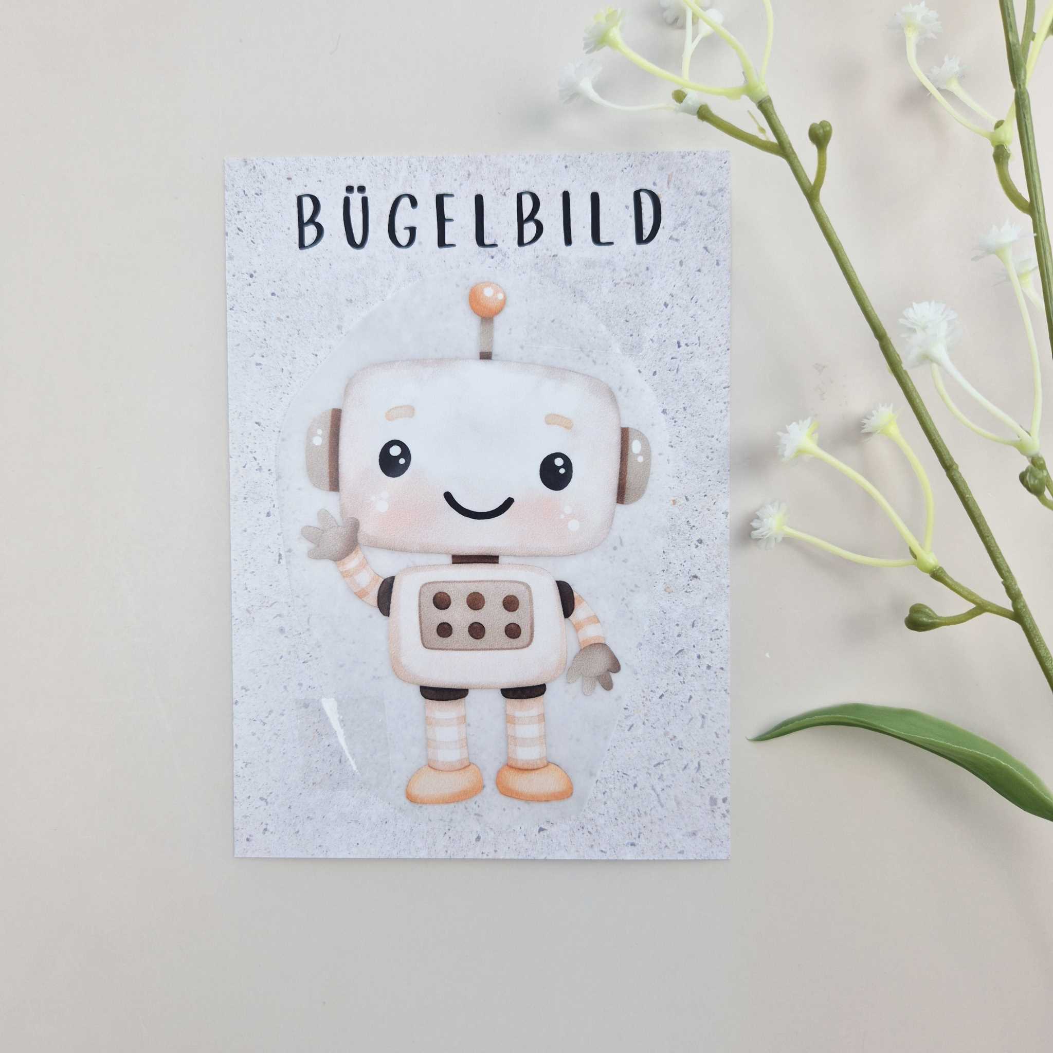 Bügelbild Roboter – Bild 2