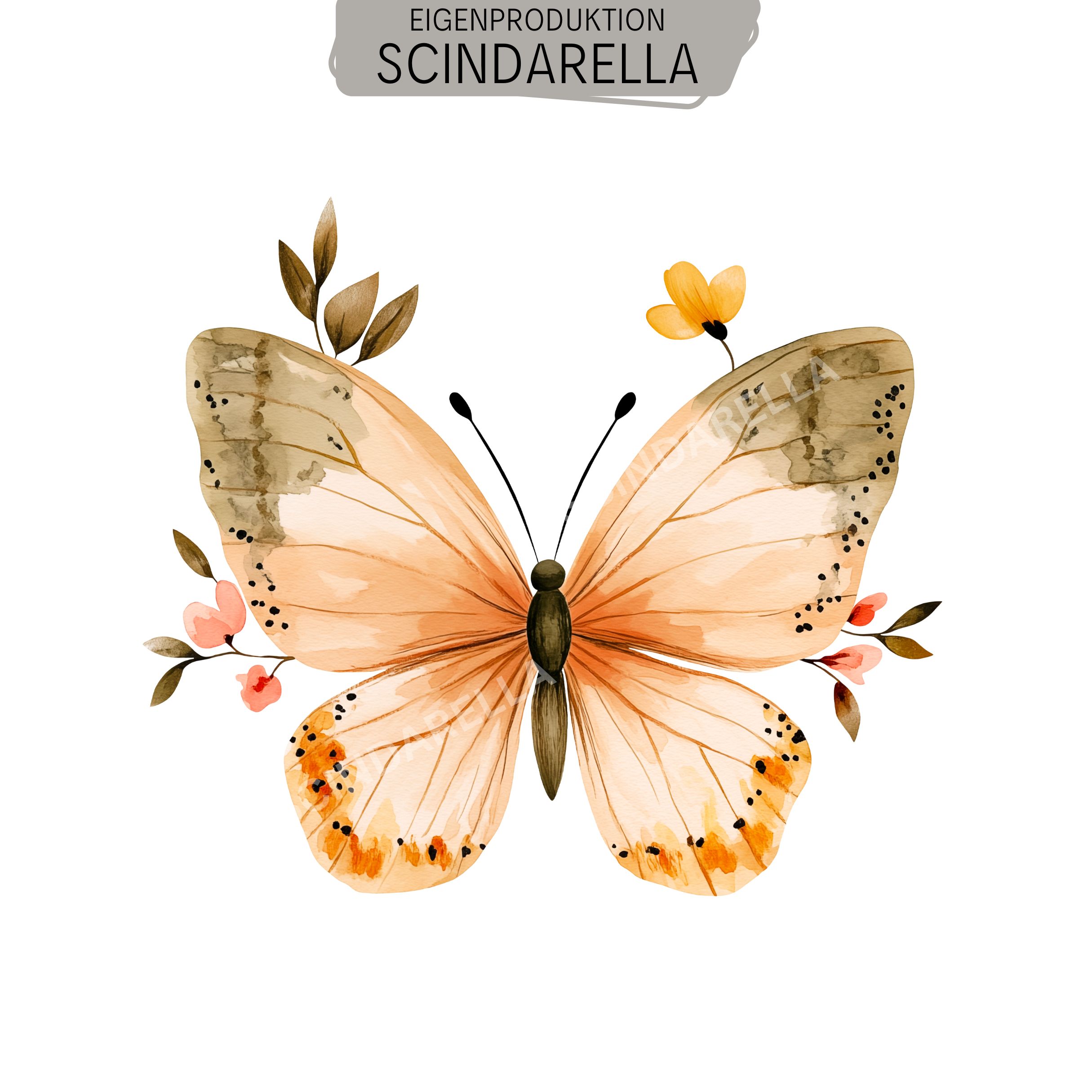 Bügelbild EP Schmetterling