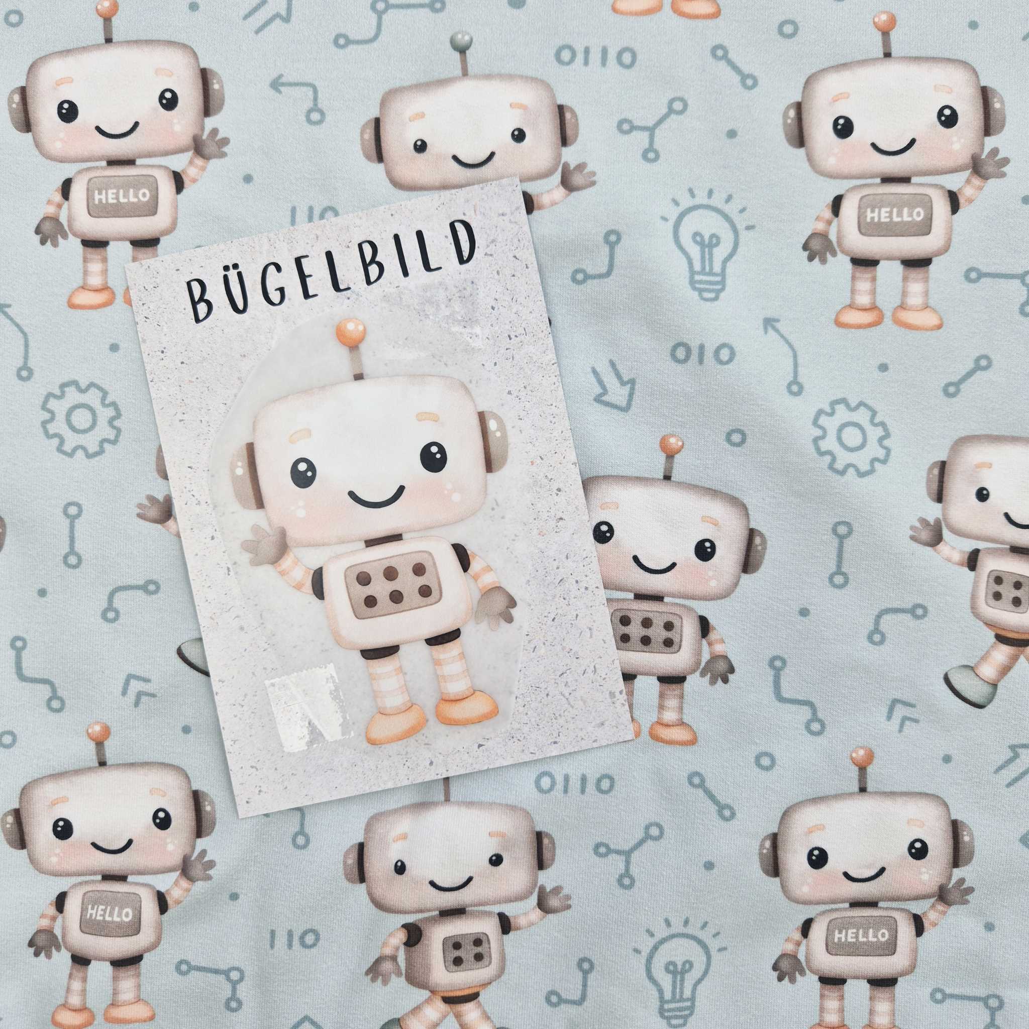 Bügelbild Roboter – Bild 3