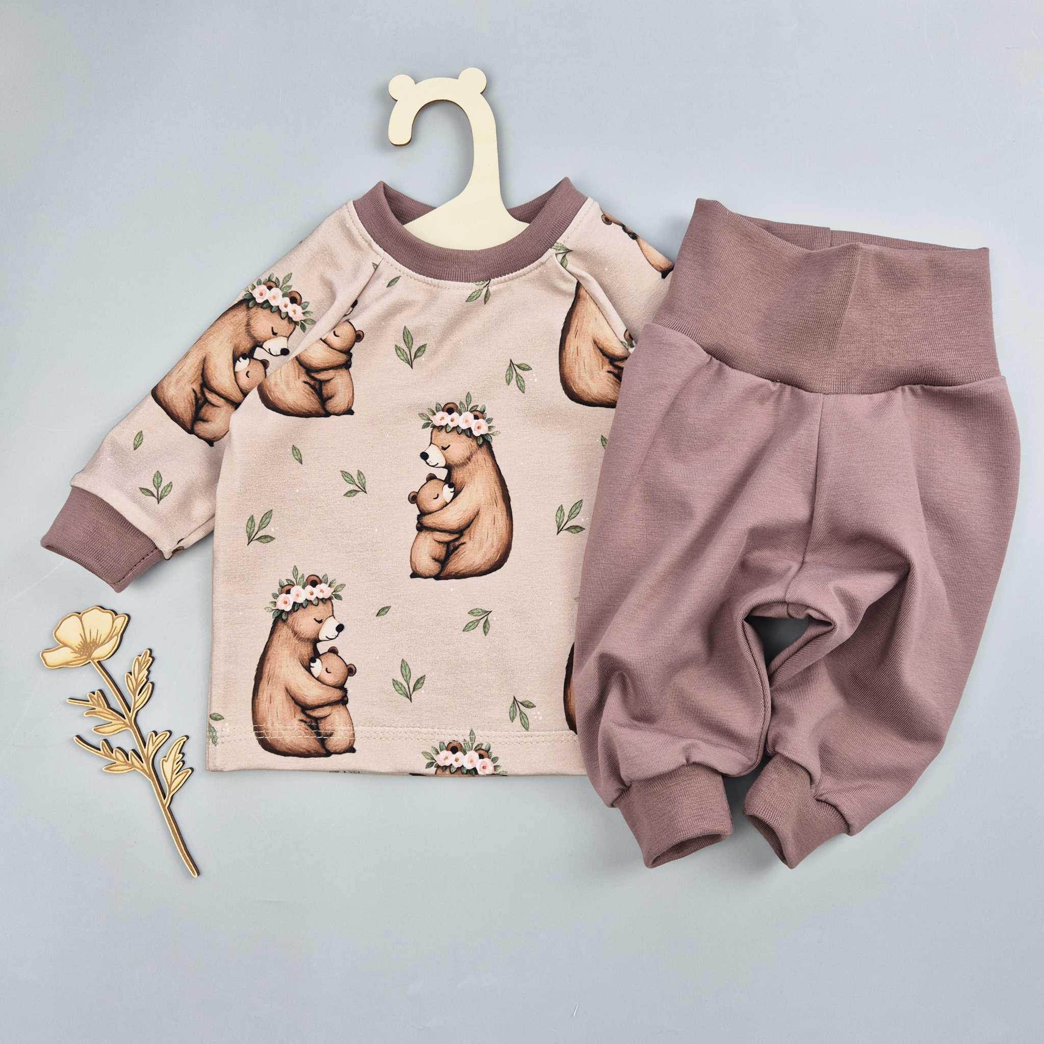 Baby Set Mama Bär Gr. 56 – Bild 4
