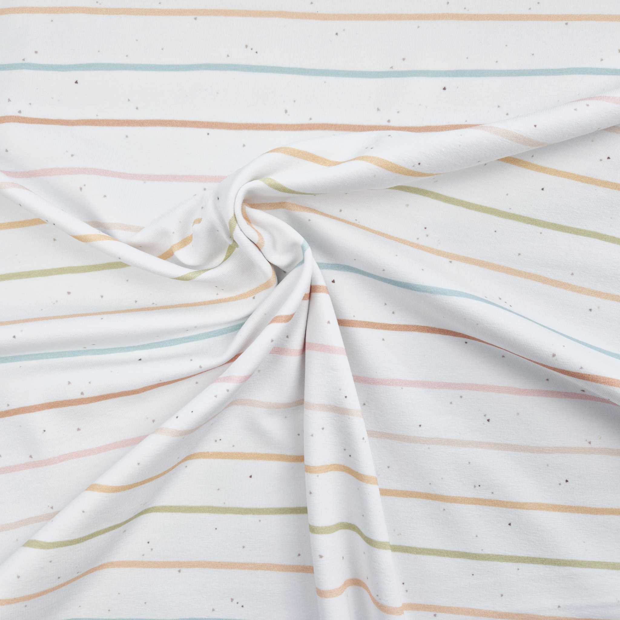 Jersey pastell Streifen ab 0.5m – Bild 3